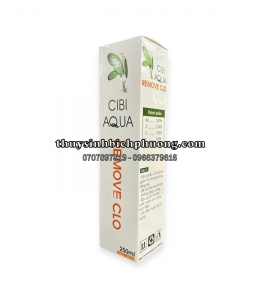 CIBI AQUA REMOVE CLO – DUNG DỊCH KHỬ CLO, KHỬ NƯỚC MỚI