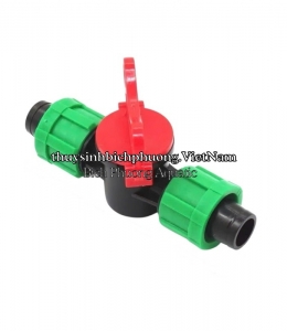 KHÓA ĐƠN NỐI SIẾT ỐNG TAY GẠT FI16 - ĐÓNG / MỞ VÀ TĂNG / GIẢM LƯU LƯỢNG NƯỚC 