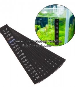 MIẾNG DÁN NHIỆT KẾ ĐO NHIỆT ĐỘ HỒ CÁ