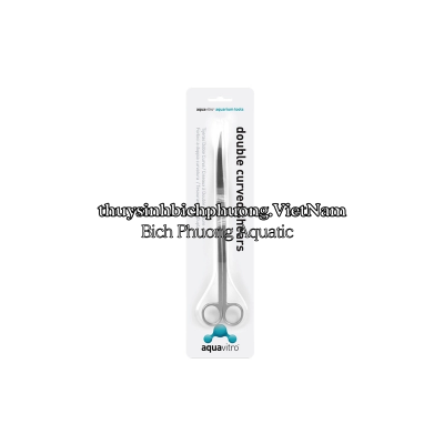 AQUAVITRO DOUBLE CURVED SHEARS 25CM - KÉO TỈA CÂY THỦY SINH 