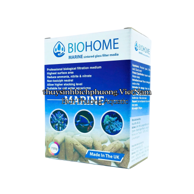 BIOHOME MARINE FILTER MEDIA - VẬT LIỆU LỌC CAO CẤP CHO HỒ CÁ BIỂN 