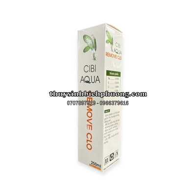 CIBI AQUA REMOVE CLO – DUNG DỊCH KHỬ CLO, KHỬ NƯỚC MỚI