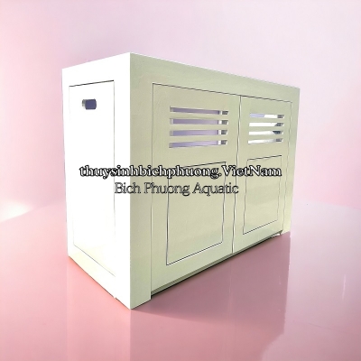 CHÂN TỦ GỖ SỒI TỰ NHIÊN MÀU TRẮNG - AQUARIUM WOOD CABINET