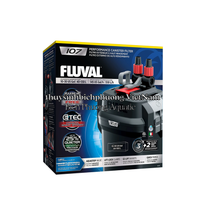FLUVAL 07 SERIES FILTER 107 - LỌC THÙNG CAO CẤP 