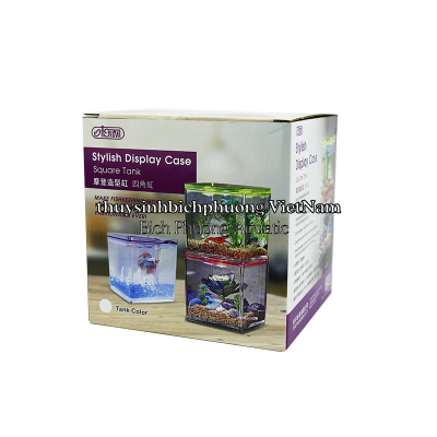 ISTA STYLISH DISPLAY CASE - SQUARE TANK - HỒ CÁ BETTA VUÔNG 