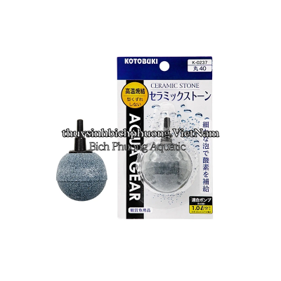 KOTOBUKI CERAMIC STONE SPHERE 40 - ĐẦU SỦI OXY TRÒN ( PHI 40MM ) 