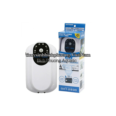 KOTOBUKI OXY-2800 ( 2 OUT ) - MÁY SỦI OXY DÙNG ĐIỆN + PIN ( 2 VÒI ) 