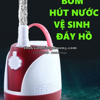 MÁY BƠM CHÌM HÚT CẶN VỆ SINH ĐÁY HỒ