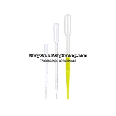 ỐNG NHỎ GIỌT PIPET NHỰA 3ML, 5ML, 10ML CHIA VẠCH – DÙNG HÚT DUNG DỊCH, ARTERMIA, HÚT CẶN