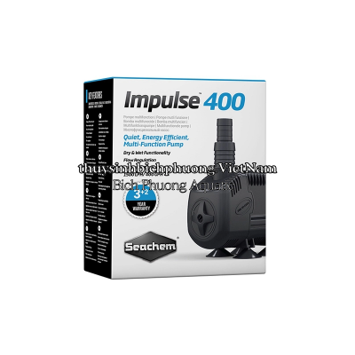 SEACHEM IMPULSE 400 ( 23W - 1500 LÍT / GIỜ ) - MÁY BƠM NƯỚC CAO 