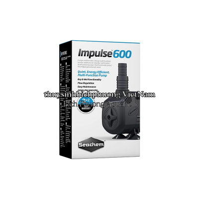 SEACHEM IMPULSE 600 ( 32W - 2200 LÍT / GIỜ ) - MÁY BƠM NƯỚC CAO CẤP 