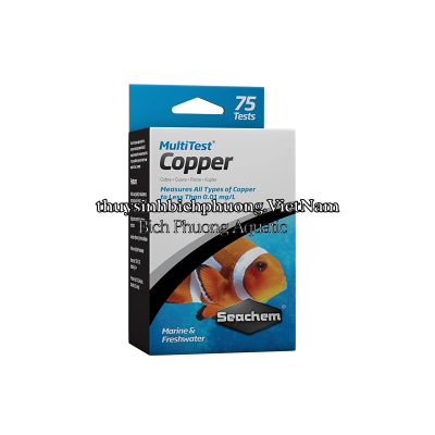 SEACHEM MULTITEST: COPPER - TEST NỒNG ĐỘ COPPER 