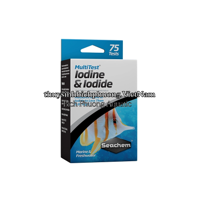 SEACHEM MULTITEST: IODINE & IODIDE - TEST NỒNG ĐỘ IODINE 