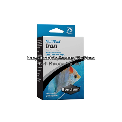 SEACHEM MULTITEST : IRON - TEST NỒNG ĐỘ IRON 