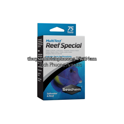 SEACHEM MULTITEST: REEF SPECIAL - BỘ TEST DÀNH CHO SAN HÔ ( PO4 , SIO2 , I )