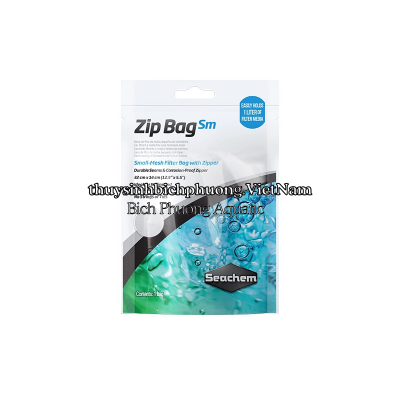 SEACHEM ZIP BAG ( 14 X 30CM ) - TÚI ĐỰNG VẬT LIỆU LỌC 