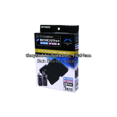 SPONGE MAT FOR POWER BOX SV1200X - MÚT ĐEN DÙNG THAY CHO LỌC THÙNG SV1200X 