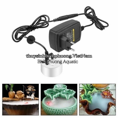 ULTRASONIC MIST MAKER HUMIDIFIER NO LED – MÁY TẠO KHÓI PHUN SƯƠNG SIÊU ÂM KHÔNG ĐÈN