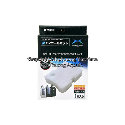 WOOL MAT FOR POWER BOX SV900X - MÚT TRẮNG DÙNG THAY CHO LỌC THÙNG SV900X 